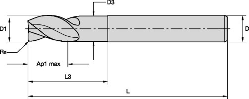 Фреза ABDE1600A3ARN K600