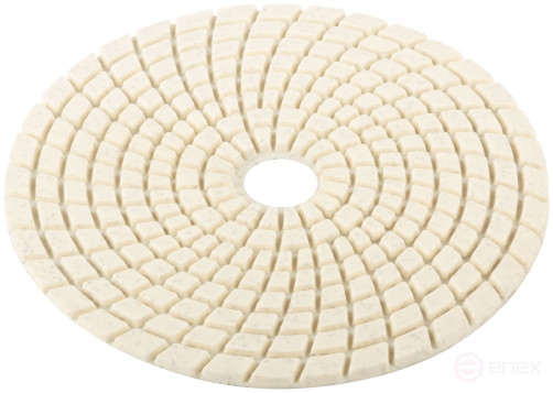 Алмазный гибкий шлифовальный круг АГШК (липучка), влажное шлифование, 125 мм, Р 30