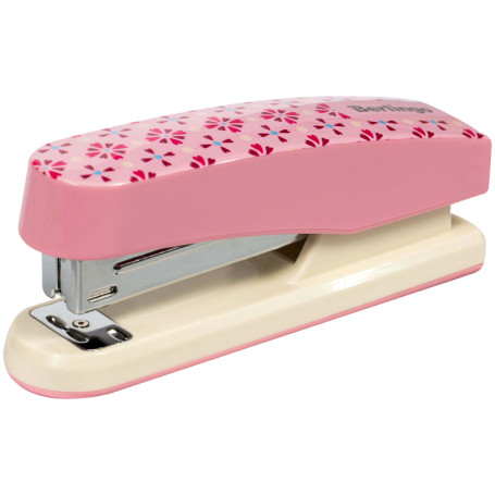 Stapler No.24/6, 26/6 Berlingo "Silk Touch", up to 20 liters., plastic case, assorted