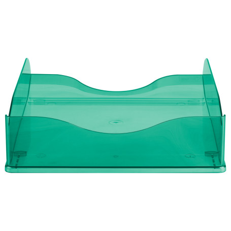 Лоток для бумаг горизонтальный СТАММ "Тропик", тонированный мятный
