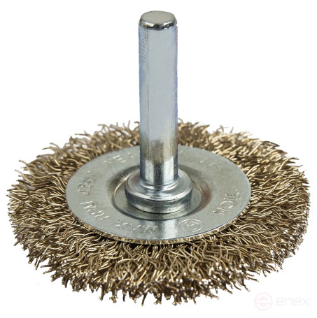 Кордщетка для дрели радиальная мягкая ПРАКТИКА 50 мм, хвост 6 мм (032-539)
