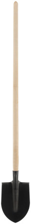 Bayonet shovel, with wooden handle 190x350x1420 mm
