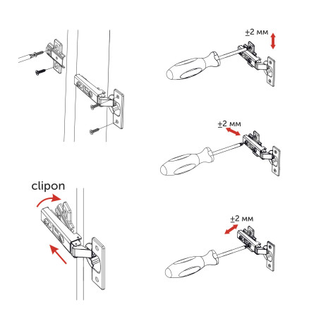 Overhead loop without spring 45mm h0 clip-on AKS