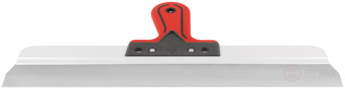 Шпатель фасадный Профи, нержавеющая сталь, прорезиненная ручка 450 мм