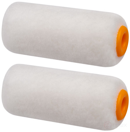 Roller, core 15 mm, polyester fillet, pile 6 mm, under 6 mm handle, 2 pcs., 50 mm