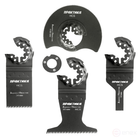 Set of nozzles for MFI PRACTICE 4 pieces of wood No. 1 in a blister (240-508)