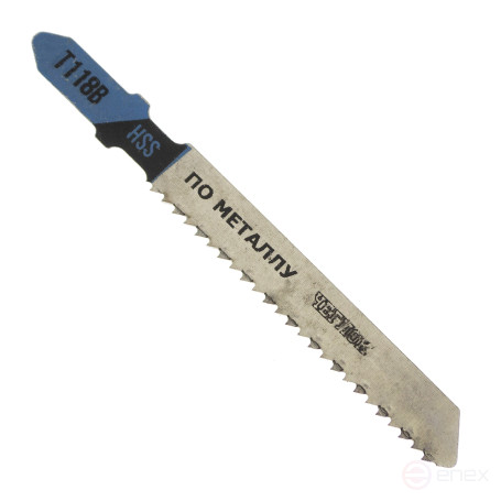 Пилка для лобзика по металлу, T118B HSS, 75х50мм, шаг 2мм, уп.5шт, Чеглок