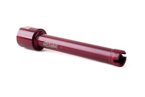 Сегментная алмазная коронка MESSER REDLINE по граниту диаметр 16 мм длина 100 мм