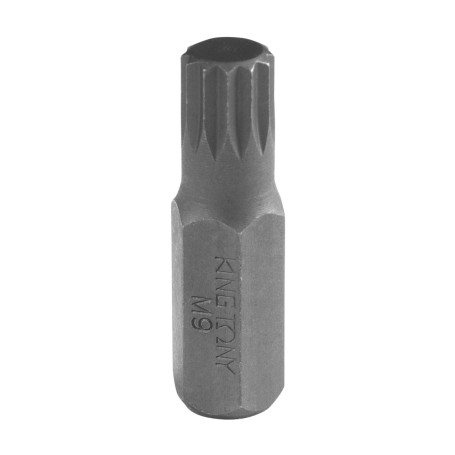 End insert (bit) 10 mm, Spline, M9, 36 mm KING TONY 163609M
