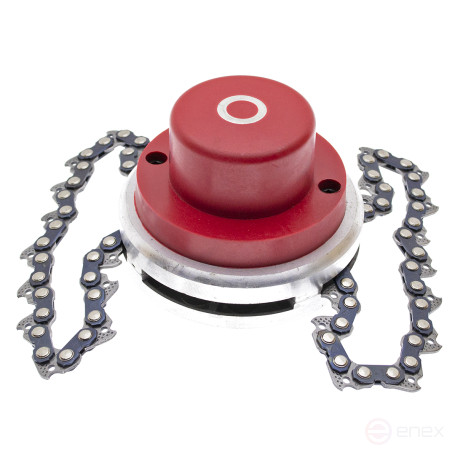 Trimmer spool 33A, Aluminum housing with chain (with thread m10x1.25), CHEGLOCK (40)