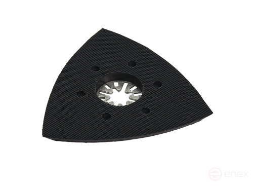 Насадка для МФИ ПРАКТИКА подошва дельта, VELCRO, 6 отверстий, для шлифлистов 93 мм (240-416)