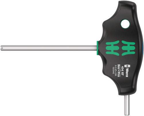 454 Hex-Plus hex HF Screwdriver with T-handle with locking function fasteners, 5 x 100 mm, with an additional short working end