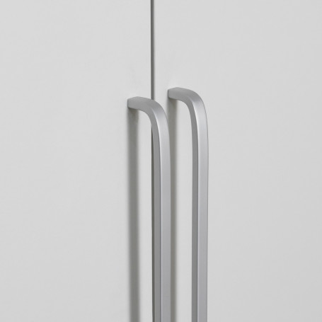 Handle meb. bracket alum. STRIPS 512/519 brushed chrome, AKS