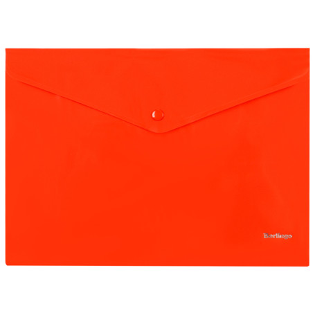 Envelope folder on the Berlingo button, A4, 180 microns, opaque, assorted