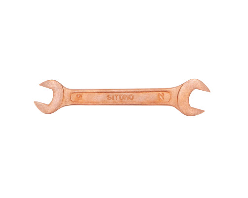 Double-sided horn wrench 19x22 mm copper plating SITOMO (7811-0024)