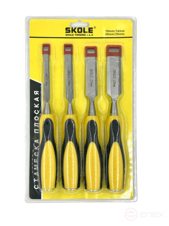 Наборы стамесок Skole 4 пр/уп (10-14-20-25 мм) LT2-10