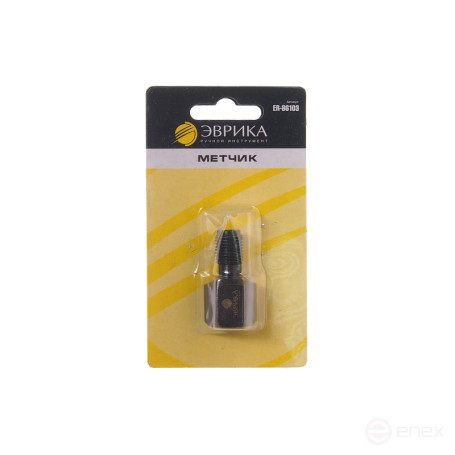 Метчик ER-86103 для восстановления резьбы в отверстиях под датчик кислорода и свечи зажигания M12x1.25, квадрат 3/8" ЭВРИКА 1/25/100