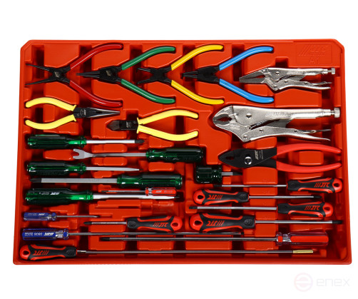 Набор инструментов для тележки инструментальной 26 предметов JTC