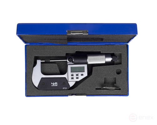 Микрометр с мал.изм.губ. МКЦ - МП - 25 0,001 электр. ЧИЗ