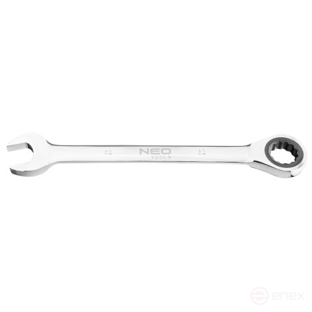 Ключ комбинированный с трещоткой, 32 мм