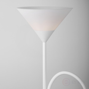 7088-501 Floor Lamp Rivoli Alexandrina 7088-501 Floor Lamp 1 x E27 40W + 1 x E14 40W White
