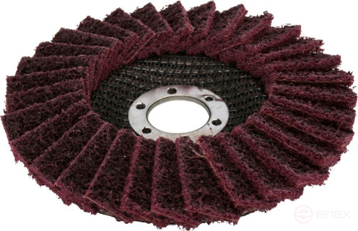 PRAKTIKA petal polishing wheel 125 x 22 mm, medium, felt, abrasive (779-202)