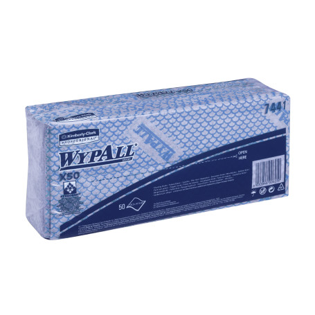 Waipol X50, blue, 1 layer, 6x50l. (6 packs x 50 sheets)