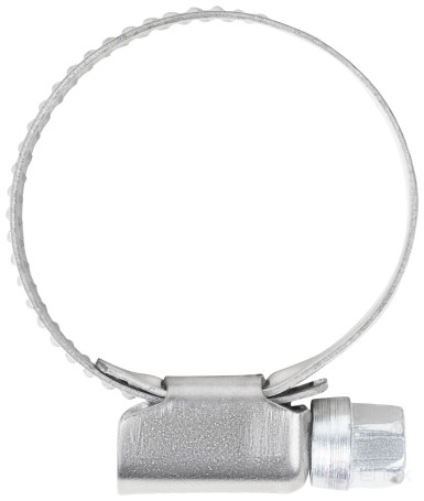 Хомут обжимной накатной, ширина 9 мм, нерж.сталь 16-32 мм