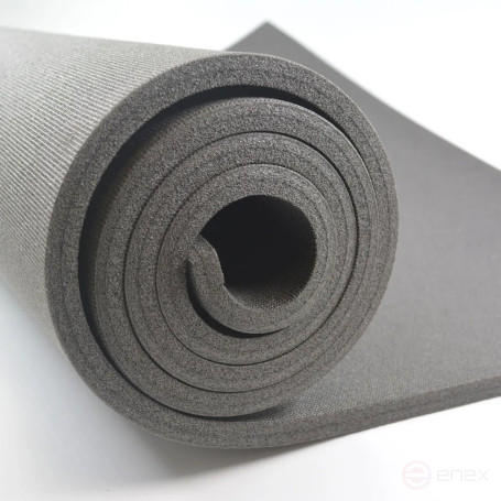 Non-slip travel mat/karemat, grey, for hiking, fishing and hunting. Foam in the tent. Folding yoga and gymnastics mat, 180 x 60 x 1.2 cm