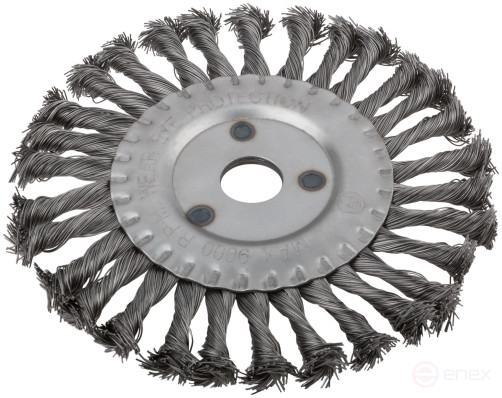 Straight disc blade, seat diameter 22.2 mm, 180 mm twisted steel wire