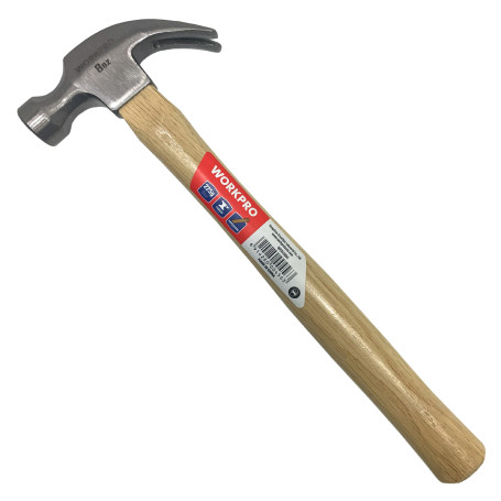 Carpentry hammer with wooden handle 225g WP241004 WORKPRO