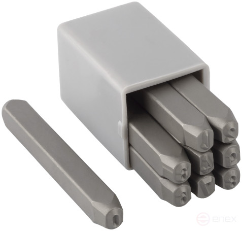 Набор клейм цифровых 4мм (стальные) BERIL