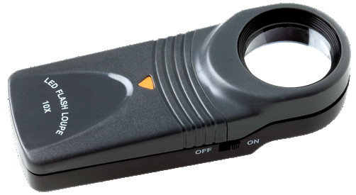 Magnifying magnifier 10X, with diode illumination