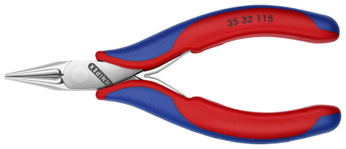 Gripping pliers for electronics, L-115 mm, 2-k handles