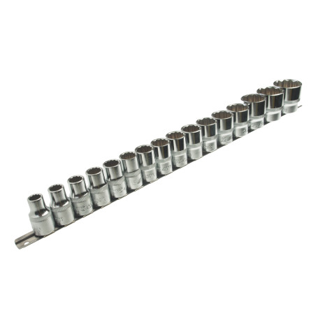 A set of 12-sided 1/2" 10-32mm end heads on a JTC bar