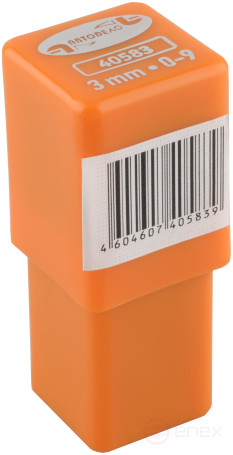 A set of digital stamps 3mm "Avtodor" (high hardness) 40583