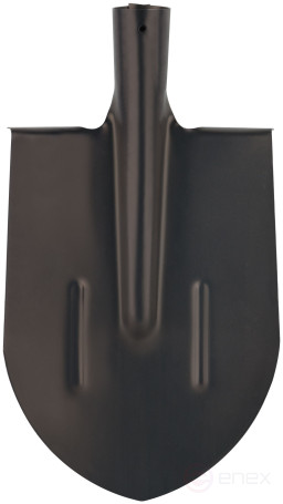 Bayonet shovel without handle, lightweight, with stiffeners 195x350 mm