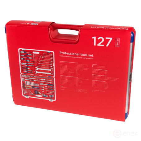 Universal tool set, 127 items MASTER 01-127C