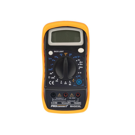 Portable Multimeter MAS838L (DT858L) ProConnect