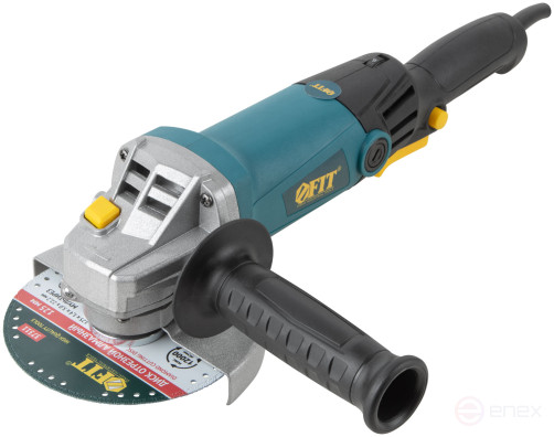 Angle grinder 720 W; 0-10500 rpm; ClC 125 mm; 2.1 kg; long; adjustablerevolutions; used brushes; box.