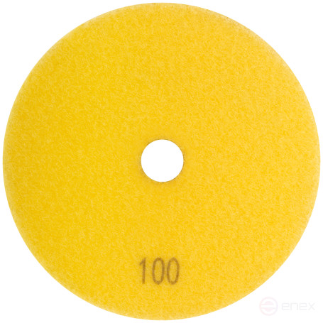 Diamond flexible grinding wheel AGSHK (Velcro), wet grinding, 125 mm, P 100