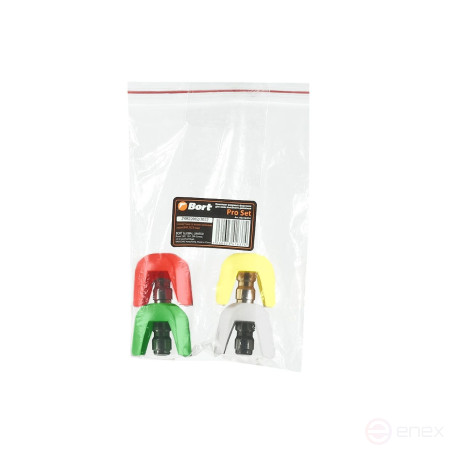 A set of fan nozzles for high-pressure washers BORT Pro Set (Quick Fix)