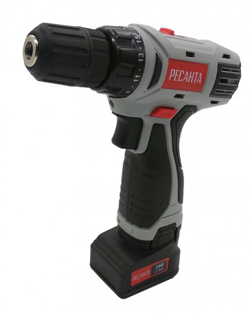 Cordless screwdriver drill DA-24-2LK Resanta