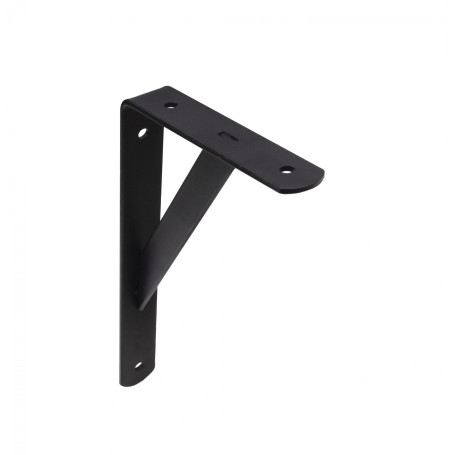 Полкодержатель мет. LINE 300*200*30*4, черный AKS