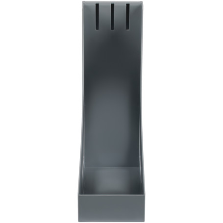 Paper tray vertical STAMP "Basis", grey, width 100mm