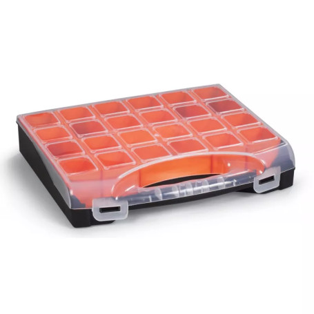 Plastic organizer with a DUEL handle, changeable 16 compartments, PP.04