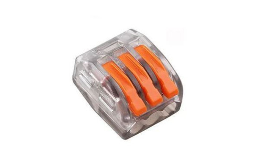 Terminal connector RIPO PCT-213/A (analog of WAGO 222-413) 3 pins(pack of 5 pcs.)