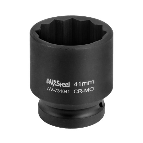 Головка ударная 3/4" 12-гранная 41мм "AV Steel" AV-731041