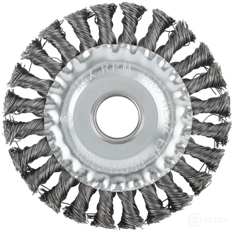 Straight disc corkscrew, seat diameter 22.2 mm, 125 mm twisted steel wire