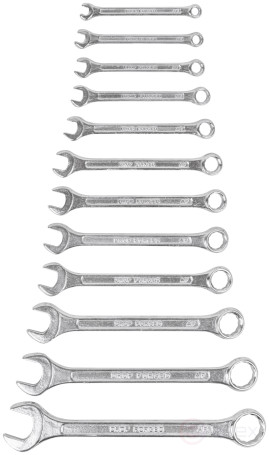 Ключи комбинированные "Стандарт", набор 12 шт. ( 6-22 мм )